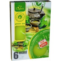 Sviečka čajová 6 kusová MAXI GREEN TEA Sviečka čajová 6 kusová MAXI GREEN TEA